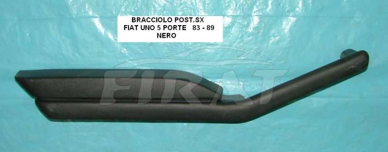 BRACCIOLO PORTA POST.SX FIAT UNO 5P 83-89 NERO